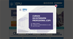 Desktop Screenshot of epu.edu.pe