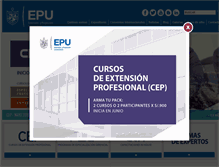 Tablet Screenshot of epu.edu.pe