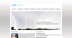 Desktop Screenshot of epu.com.tr